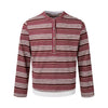 MADEEXTREME Striped Fake Two Pieces Loose Knitted Long Sleeves