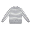 High Intelligence Old Money Wind Contrasting Colors Striped Comfortable Knitted Sweater Loose Polo Shirt Autumn and Winter
