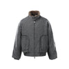 Eon Modish Simple Versatile Fur Collar Cotton Jacket