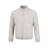 "Twisted Semi-turtleneck" Wool Blended Old Money Style Versatile Cleanfit Knitted Sweater Sweater
