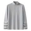 Inflation Quick-drying Semi-zipper Stand-up Collar Casual Long Sleeve