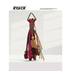 Rycr Ethnic Style Mahogany Good Luck Sign Hand Woven Rope Keychain Bag Pendant