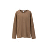 Quiet Luxury Horse Cotton Pure Cotton Old Money Henry Neck Blouse Long Sleeves
