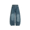 JimmyTheCrew Scimitar Wash Design Sense High Street Straight Loose Jeans