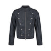 EME Solid Color Retro Military Style Design Sense Fashion Versatile Jacket