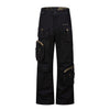 MADEEXTREME Washed Multi-bag Tooling Straight Casual Pants