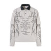 EON High Street Personality Pattern Design Waffle Long Sleeve T-Shirt