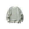 DAVIC Striped Casual Knitted Sweater