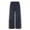 11KN Spliced Tether Elastic Waist Striped Sports Casual Pants