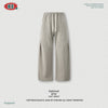 BE Floral Yarn Loose Hooded Sweater Straight Trousers Set