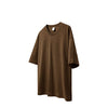 265G Short Sleeve Combed Cotton Pure Cotton Loose Short Sleeve T-Shirt