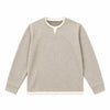 THREATENED Retro Simple Solid Color Crew Neck Sweater