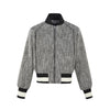 MADEEXTREME Small Fragrant Woven Thin Coarse Flower Baseball Collar Jacket