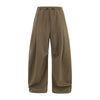 Inflation Loose Solid Color Cotton and Linen Casual Wide-leg Pants