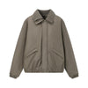 Inflation Threaded Split Fleece Zipper Jacket