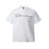 BLACKENERGY Cleanfit Letter-printed Short-sleeved T-sleeved Men's and Women's Trendy Loose Top