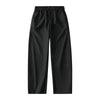 Drawstring Simple Thin Solid Color Casual Scimitar Trousers