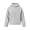Old Money Style Loose Silhouette Striped Inside Hooded Jacket Woolen Jacket