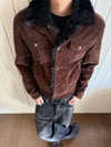 EME Rabbit Fur Integrated Natural Fur Autumn and Winter Warm Wick Jacket