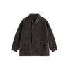 STAFFPICK Guochao Heavy Washed Retro Locomotive Suit with The Same Hunting Jacket