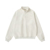 ROPUCHA Semi-zipper Basic Stand-up Collar Sweater