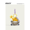 Rycr Plush Briquettes Hang Cute Pendant Keychain