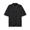 MADEEXTREME Half Zipper POLO Metal Button T-Shirt Top