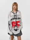 Remedie No. 65 Rugby Shirt V-Neck Long Sleeve