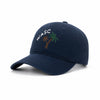 WASC Plant Embroidery Letter Soft Top Baseball Cap