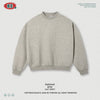 BE Old Money Wind Heavy Loose Shoulder Casual Crew Neck Sweater