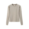 Inflation Modal Double Sided Light Sports Tencel Shoulder Contrast Long Sleeve