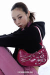 Res NonVerba BAG Vintage Spice Girl Multicolor Leather Underarm Bag Shoulder Tote Bag