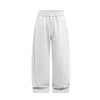 LYCRA Jelly Straight Pants Solid Color Casual Pants