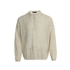 Jimmy  Men's POLO Neck Hollow Knitted Sweater Loose Casual Sunscreen Top