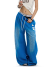 Jimmy drape feeling gradual change casual wide leg sweatpants