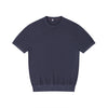 Following Pearl Texture Shoulder Solid Color Knitted Sweater Top