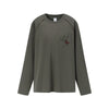 Inflation Sleeve Fun Embroidery Printed T-Shirt Long Sleeve