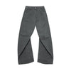 3D Cut Retro Casual Scimitar Pants