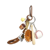 Coffee Baseball Bag Key Chain Pendant