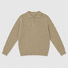 THREATENED Old Money V-neck Sweater Half Zipper Vintage Bottom Knitted Sweater