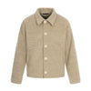 11KN Shoulder Padded Premium Short Straight Shoulder Wool Jacket