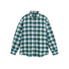 ANSWER ME Vintage Long-sleeved Plaid Cotton Shirt