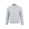 "Twisted Semi-turtleneck" Wool Blended Old Money Style Versatile Cleanfit Knitted Sweater Sweater