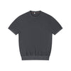 Following Pearl Texture Shoulder Solid Color Knitted Sweater Top