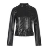 11KN Slim-fit Versatile Locomotive Short 3D Leather Jacket Short Jacket