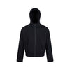 "Honeycomb Waffle" Autumn Versatile Short Wide and Wide Jacket Hooded Sweater