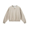 Henry Collar Solid Color Thermal Sweater