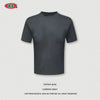 BE Women's Summer Long Staple Cotton Crew Neck Casual Sports Short Sleeve Front Shoulder T-Shirt