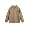 YEOOTI College Lapel Polo Knitted Sweater