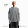 Jimmy Henry Collar Premium Lazy Pullover Knitted Sweater